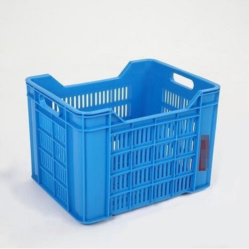 Roll Pallet Blue Color Mesh Style Capacity 5 Kg Rectangular Shape Long Lasting Plastic Crates