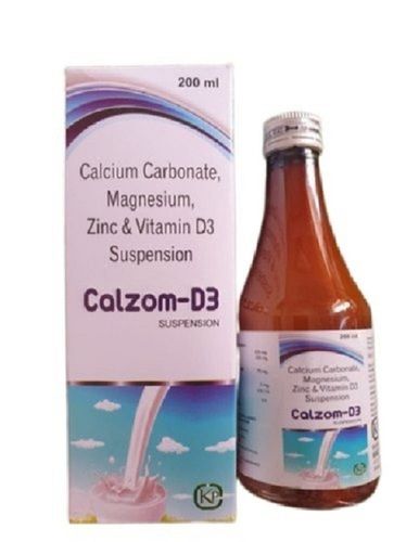 Calzom D3 Calcium Syrup 200 Ml