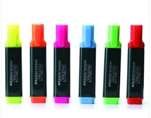 Fantastic Colouring And Highlighting All Colours Plastic Highlighter Pens 