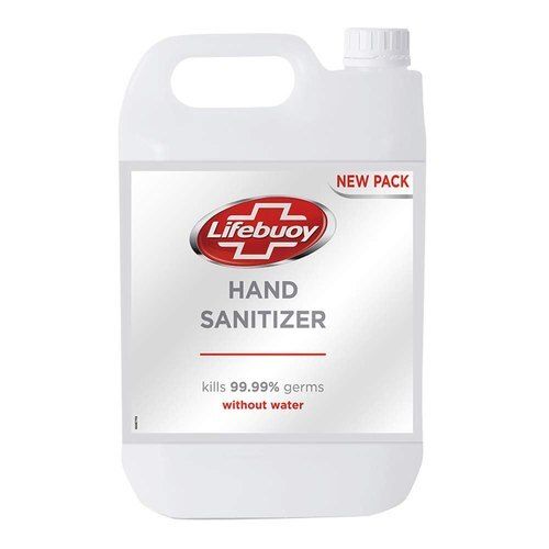 Non Sticky Quick Drying Antibacterial Lifebuoy Hand Sanitizer ,5 Litre
