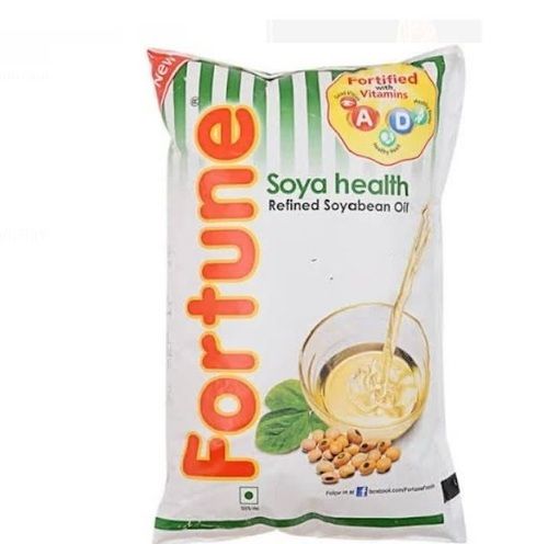Pack Of 1 Liter Food Grade Fortune Soya Health Refined Oil 