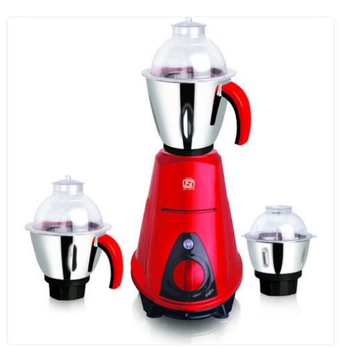 Blue Power 500 Watt Stainless Steel 220 Volt Red And Black Design Mixer Grinder