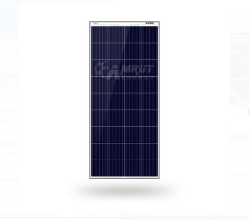 Rectangular Shape 150 W Power Related Voltage 12 V Polycrystalline Solar Panel