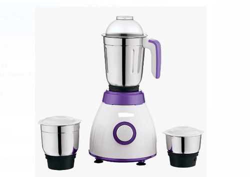 Stainless Steel Power 750 Watt 220 Volt White And Purple Design Mixer Grinder Filtration Grade: Pre Filter