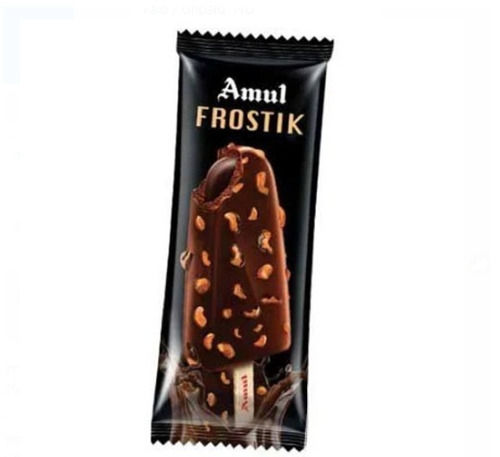 Sweet And Delicious Chocolate Flavor With Dry Fruit Nuts Amul Frostik Ice Cream