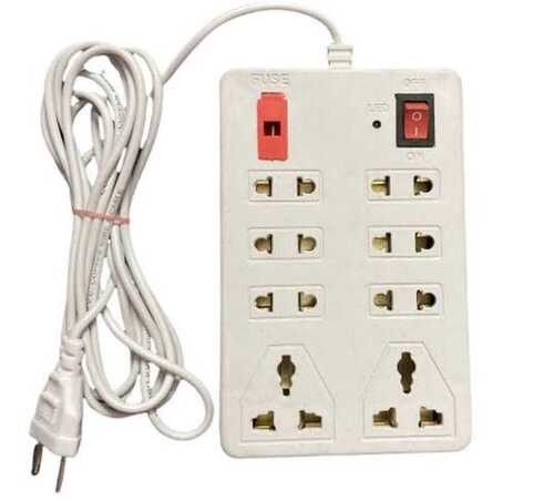 White Colour Plastic Electrical Switch Board