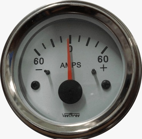 3 Volt 60mm Aluminium Body Material Measuring Electric Voltmeters - Voltage Range 0-150V, Accuracy Â±2% at 50/400Hz, Auto Range Feature, Carry Case Included
