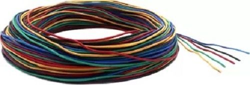 60 Meter Length 3 Mm Thickness Multicolor Pvc Insulated Electric Wire