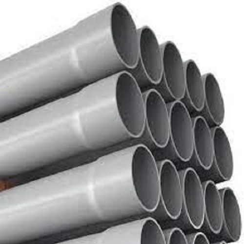 6mm Thickness Pvc Material Round Shaped Grey Supreme Pipe