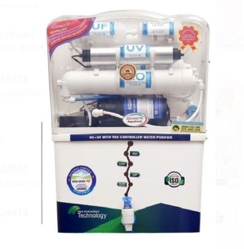 8 Liter Capacity White Wall Mounted Electric Aqua Grand Pro Ro Water Purifier