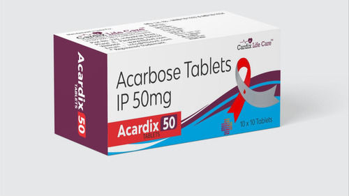 Control High Blood Sugar In People With Type 2 Diabetes. Allopathic Acarbose Tablet