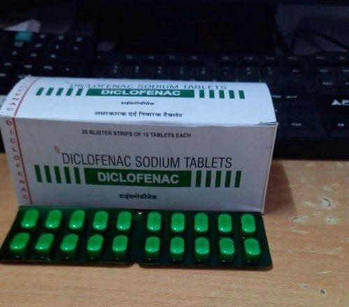 Diclofenac Sodium Painkiller Tablet, 20x10 Blister Pack