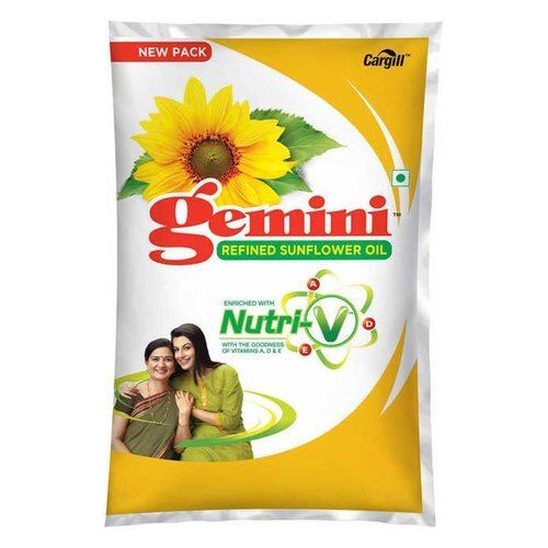 Good Enriched Healthy Nutrition Pure Gemini Refined Sunflower Oil,1 L