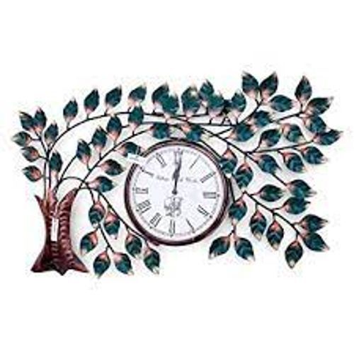 Acrylic Green Tree Wall Clock