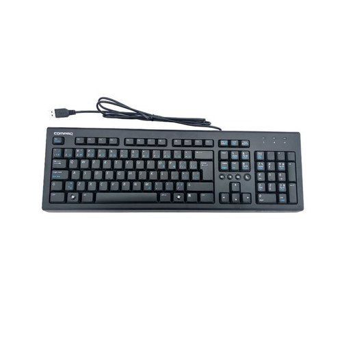 Highly Durable Scratch And Slip Resistant Black Computer Wired Keyboard Dimensions: 445X154X23 Millimeter (Mm)