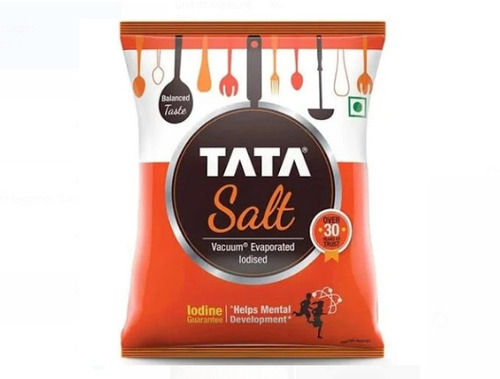 Pack Of 1 Kg 100 Percent Vegetarian White Vacuum Evaporated Iodized White Tata Salt 