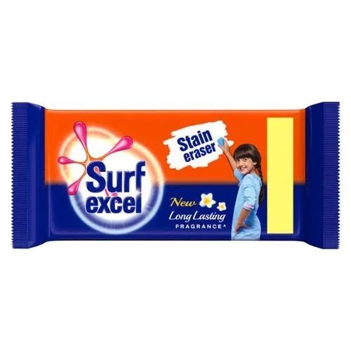 Pack Of 150 Gram Long-Lasting Fragrance Stain Eraser Surf Excel Detergent Cake