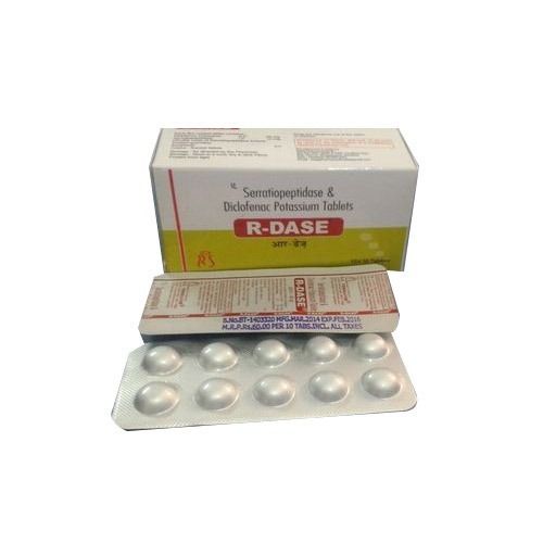 Serratiopeptidas And Diclofenac Potassium Pack Of 10 X10 Tablets 