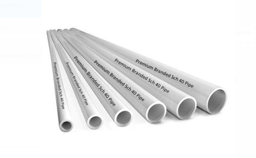 Size 1.5 Inch Thickness 2mm Unit Length 6 Meter White Color Pvc Water Pipes