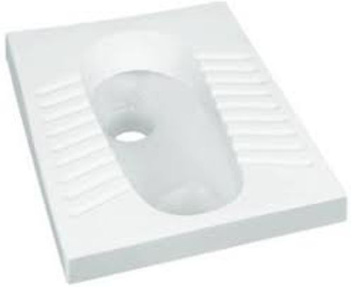 Sturdy And Durable White Ceramic Floor Mounted Indian Toilet Seats