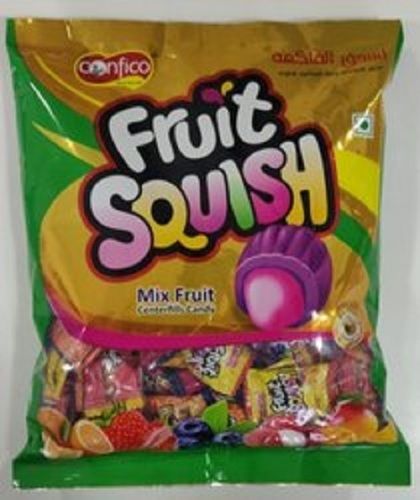 Tasty Delicious And Chewy Solid Mix Fruit Caramelised Candy With 9 Month Shelf Life