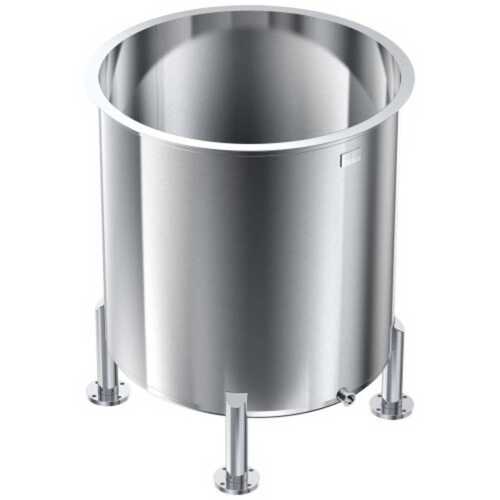 Water Storage Tank For Water Storage, Round Shape And Stainless Steel Body