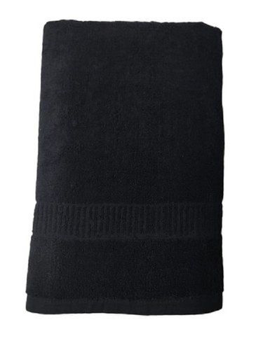 Black Breathable Skin Friendly Soft And Stylish Look 100%cotton Bath Towels