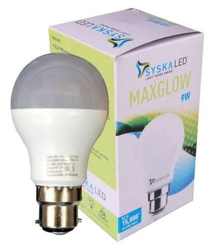 Cool Day Light Ace Saver Base Lightweight Syska 9 Watt Led Bulb, 1 Pc