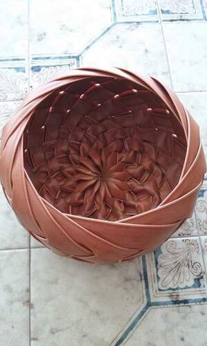 Handmade Coconut Leaf Flower Basket