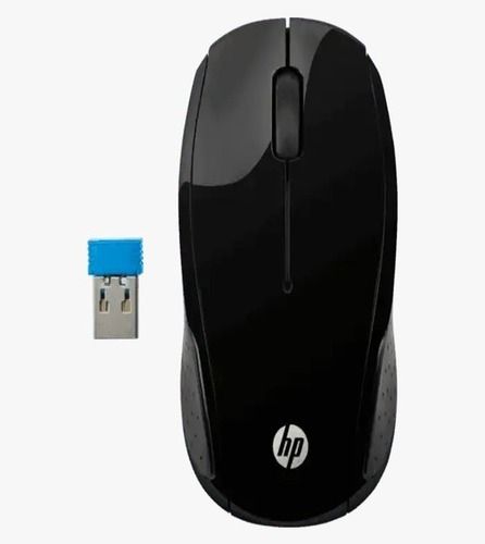 Lightweight Hp Branded Black Color Usb Interface Wireless Travel Mouse