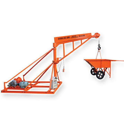 Mini Monkey Crane Lift With Trolley - Attributes: Easy To Operate
