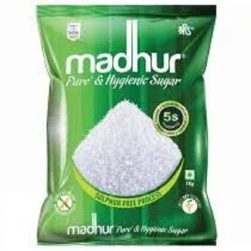 Pack Of 1 Kilogram Pure And Natural Madhur White Refined Sugar