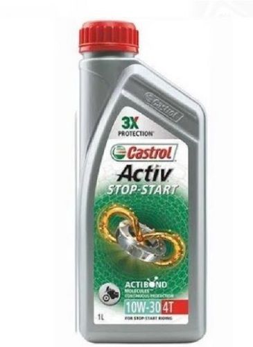 Pack Of 1 Liter 10W-30 Grade For Two Wheeler Synthetic 4T Turbo Castrol Engine Oil  Carpenter Assembly