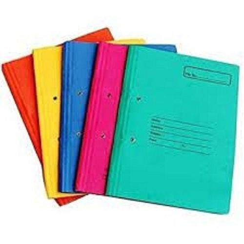 Blue Pack Of 5 Piece Light Weight Different Color Spring Inside Carboard Office Files