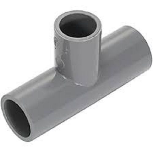 Powder Coated Grey Color Pvc Material T Type Pipe Fittings