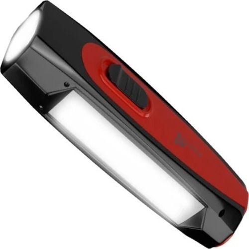 Red Color Plastic Chargeable Cool White Syska Led Torch