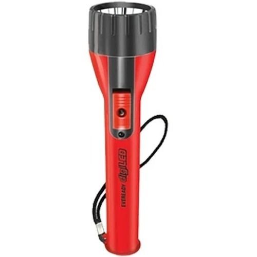 Red Coloured Plastic Eveready Conica 0.75 Watts Power Led Torch