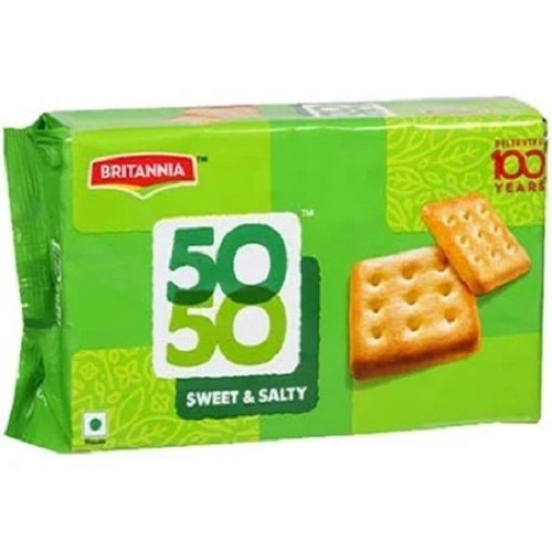 Square Shape Sweet And Salty Taste Britannia 50 50 Biscuits