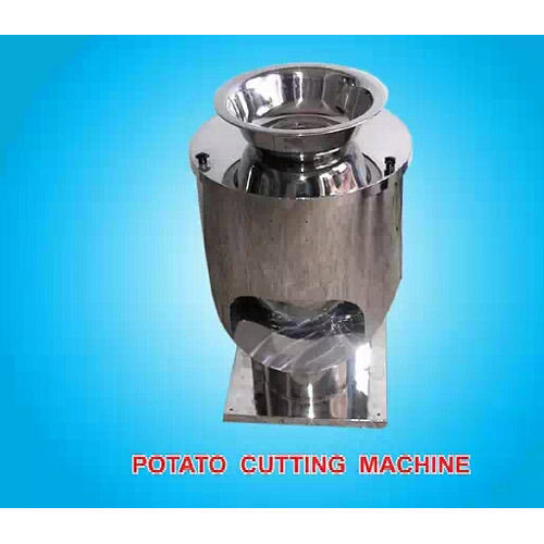 Stainless Steel Potato Cutting Machine For Household Usage, Silver Color