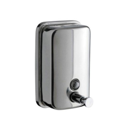 Rectangular Stainless Steel Wall Mounted Bathroom Liquid Manual Soap Dispenser (500 Ml)