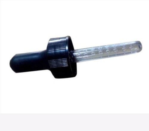 15 Mm Diameter 2.5 Inch Size And Black And White Plastic Dropper 