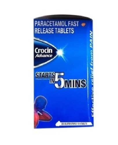 Crocin Advance 650 Mg Tablets, Pack Of 500 Tablets 