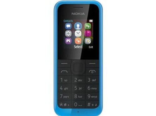 Cyan Nokia Keypad Mobile Phone