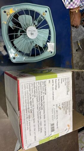 ग्रीन 220V और 150Mm एनर्जी एफिशिएंट हैवेल्स इलेक्ट्रिक वॉल माउंटेड एग्जॉस्ट फैन जनरल मेडिसिन्स