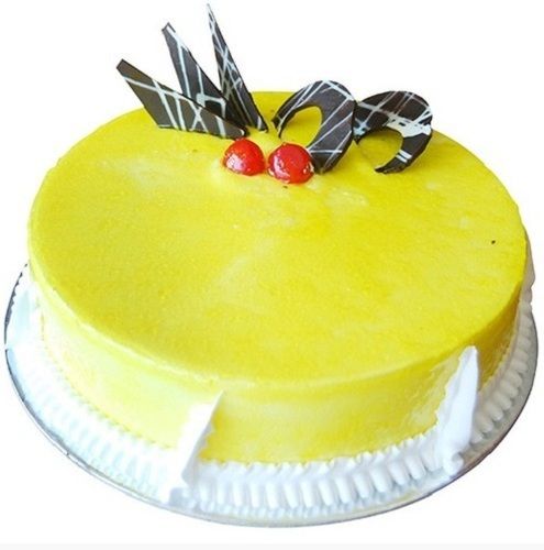 Healthy And Delicious Fresh Round Eggless Pineapple Flavored Cake Age Group: Adult