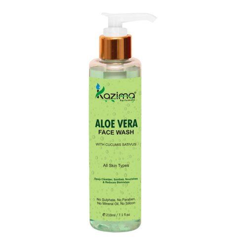 Kazima Aloe Vera Face Wash, For Parlour, Packaging Size: 210ml