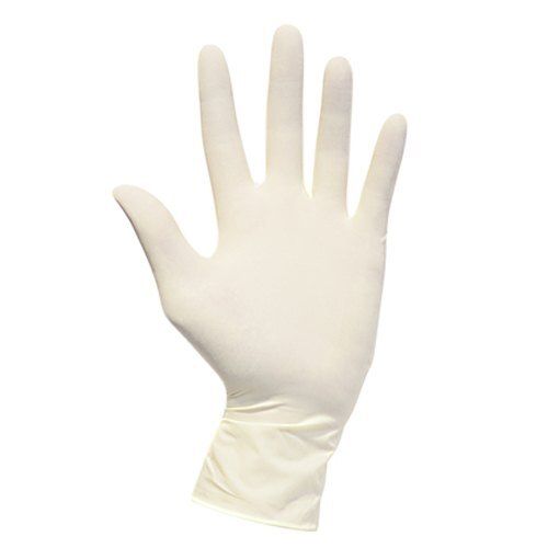 Light Weight Disposable Smooth Finish Skin Friendly White Surgical Gloves