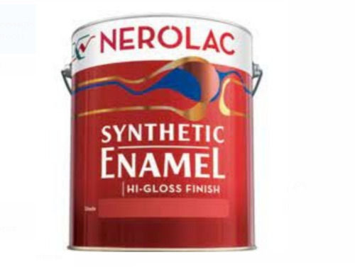 Pack Of 2 Liter High Gloss Finish Red Nerolac Synthetic Enamel Paint