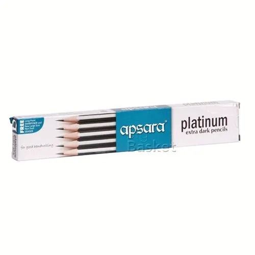 Pack Of Packet Set Fine Tipped Apsara Platinum Extra Dark Wooden Pencils