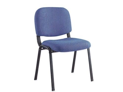 Stackable Fabric Metal Conference Meeting Training Office Blue Color Chair